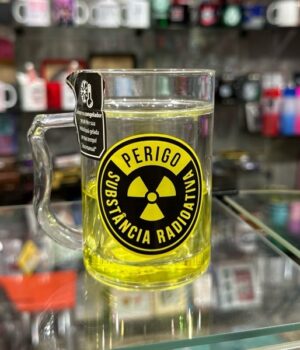 CANECA DE GEL CONGELÁVEL | PERIGO SUBSTÂNCIA RADIOATIVA