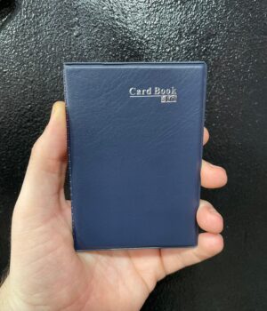 PORTA CARTÃO SEM ABOTOADOR AZUL ESCURO | CABE 16 CARTÕES