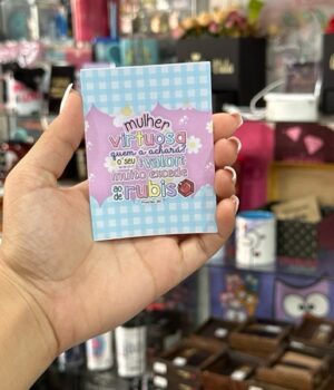 CARTÃO MULHER VIRTUOSA QUEM A ACHARÁ