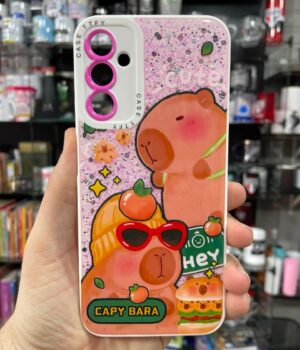 CAPINHA DE CELULAR A14 / M14 SPACE CASE BRANCA CAPIVARA