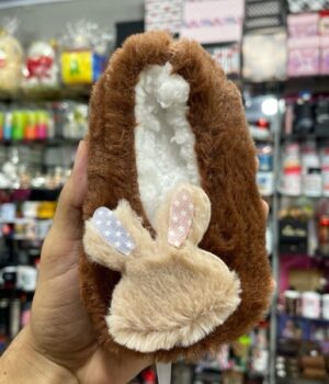PANTUFA COELHINHO MARROM 24-27