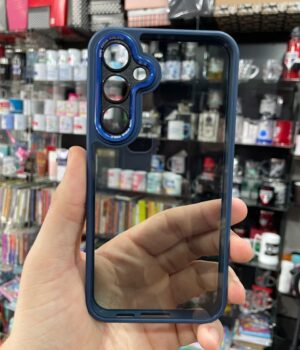 CAPINHA DE CELULAR S23 FE CASE FOSCO BORDA AZUL