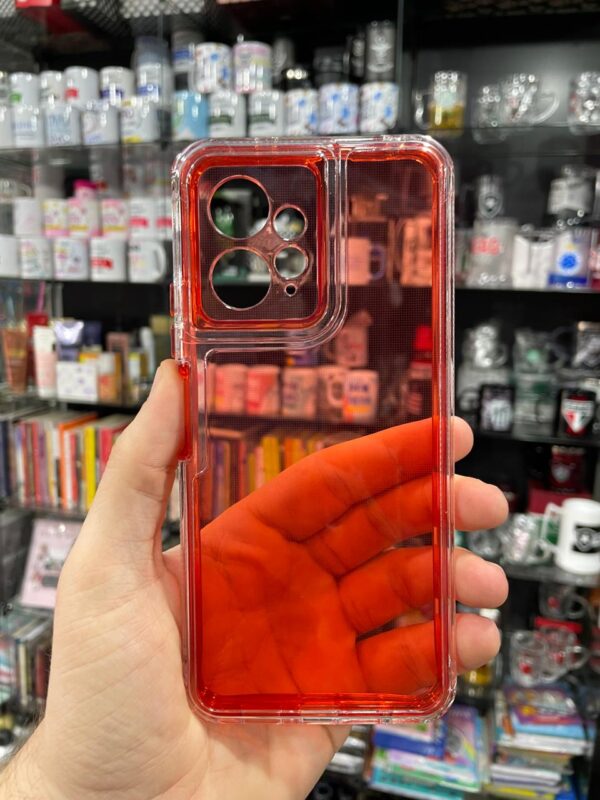 CAPINHA DE CELULAR NOTE 12 4G SPACE CASE VERMELHO