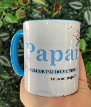 CANECA PAI PAPAI MELHOR PAI DO MUNDO