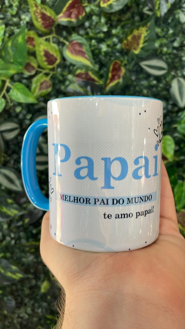CANECA PAI PAPAI MELHOR PAI DO MUNDO