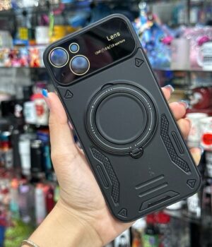 CAPINHA IPHONE 15 PLUS PRETO COM PROTEÇÃO NA CÂMERA