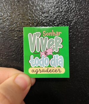 CARTÃO SONHAR VIVER E TODO DIA AGRADECER