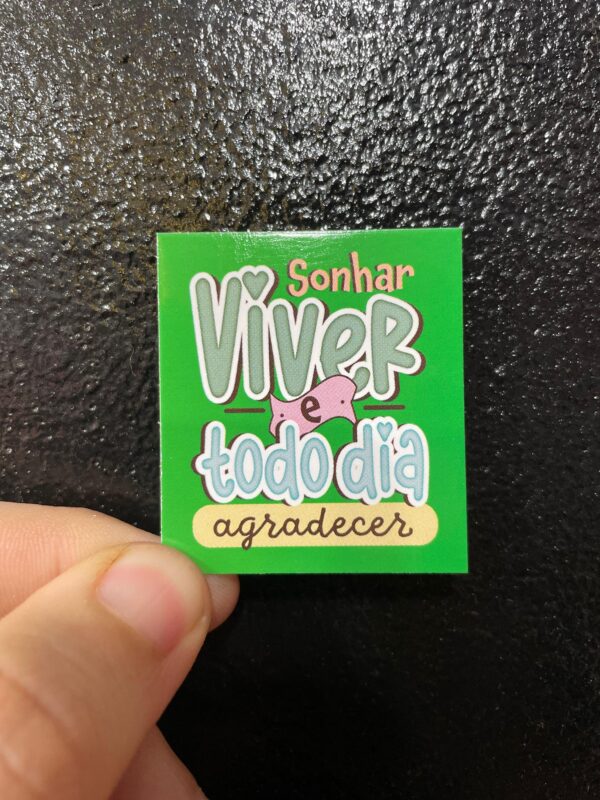 CARTÃO SONHAR VIVER E TODO DIA AGRADECER