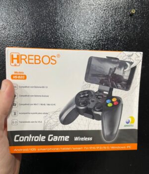 CONTROLE PARA CELULAR GAMEPAD BLUETOOTH HREBOS HS-820