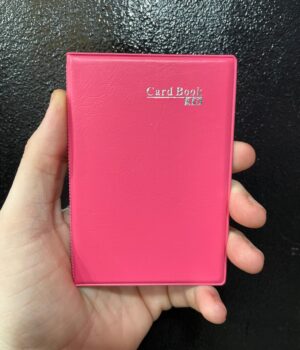 PORTA CARTÃO SEM ABOTOADOR ROSA | CABE 16 CARTÕES