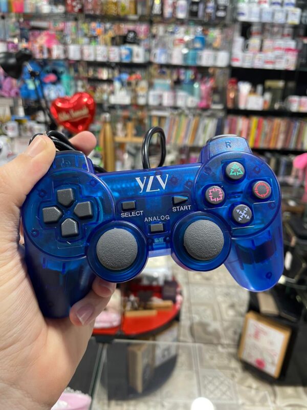 CONTROLE PLAYSTATION 2 COM FIO (PS2) CON-8145 AZUL