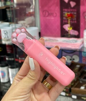 MARCA TEXTO PATINHA DE GATO ROSA