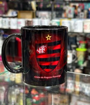 CANECA PORCELANA TODA PRETA | FLAMENGO