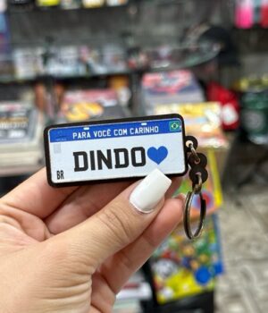 CHAVEIRO PLACA MERCOSUL DINDO