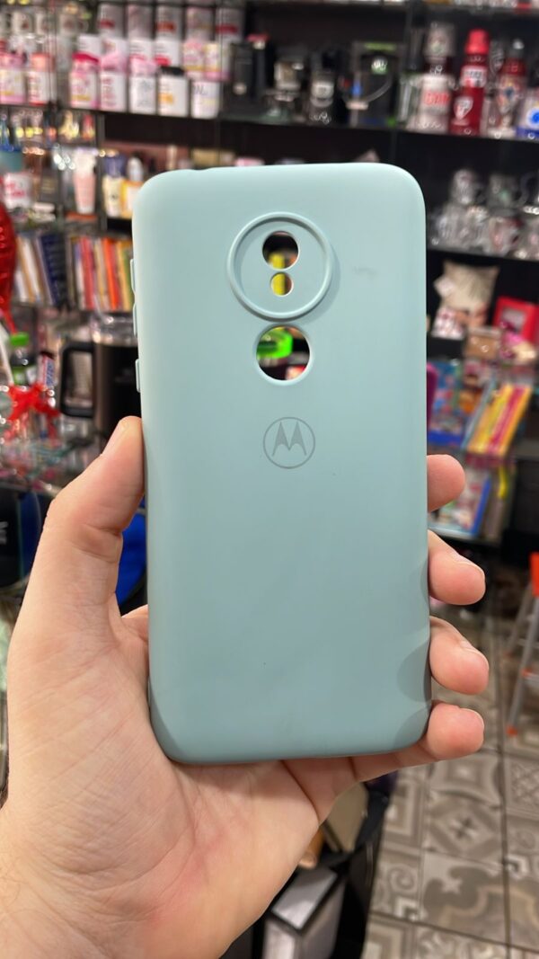 CAPINHA DE CELULAR MOTO G7 POWER CASE AZUL BEBÊ