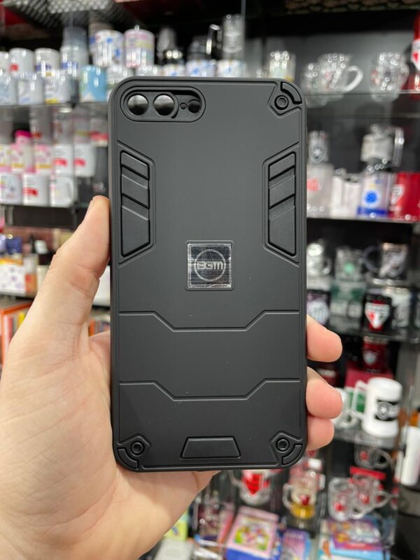 CAPINHA DE CELULAR IPHONE 7 PLUS / 8 PLUS CASE PRETO REFORÇADO