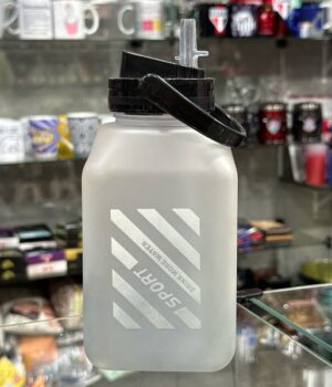 GARRAFA PLÁSTICO PRETO SPORT