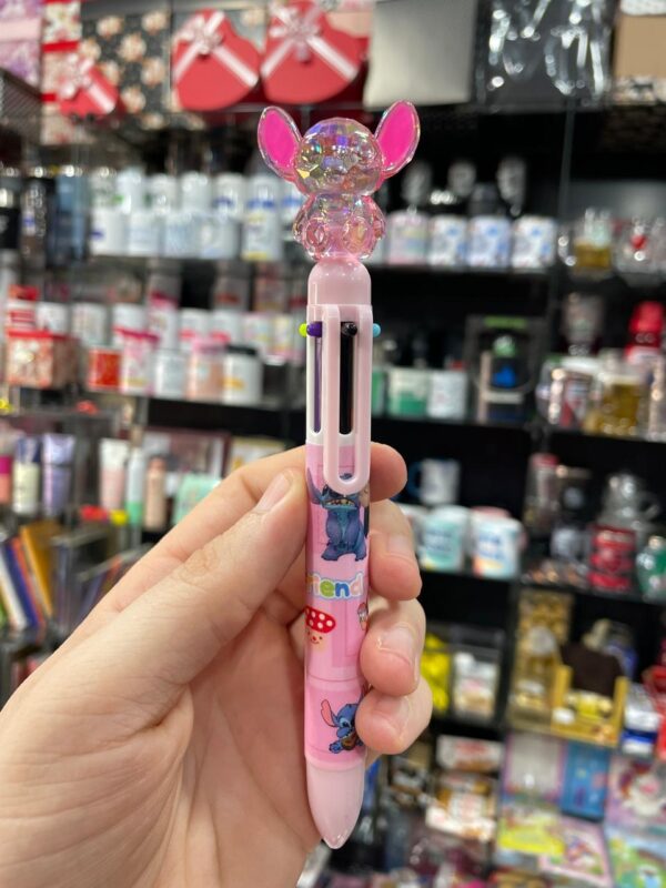 CANETA STITCH 6 CORES ROSA