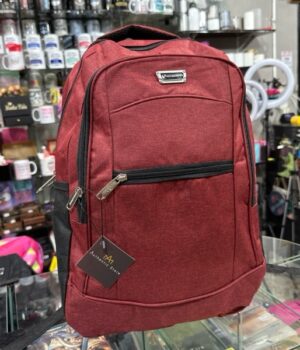 MOCHILA VERMELHO ARARA DOURADA