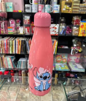 GARRAFA PLÁSTICO ROSA SQUEEZE STITCH 600ML
