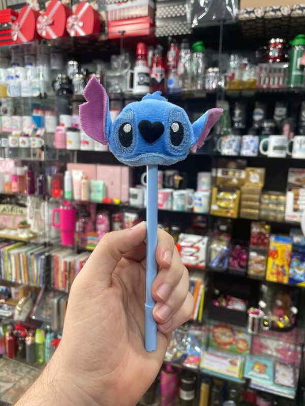 CANETA STITCH GRANDE AZUL