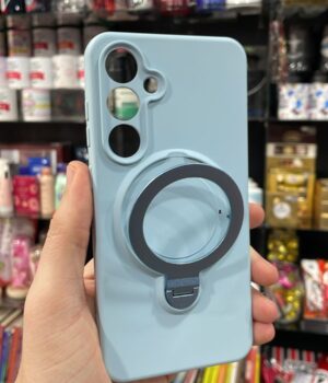 CAPINHA DE CELULAR S24 FE CASE AZUL COM MAGSAFE
