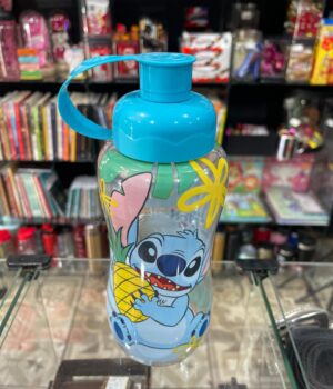 GARRAFA PLÁSTICO SQUEEZE STITCH TAMPA AZUL 550ML