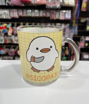 CANECA DE VIDRO PSICOPATO