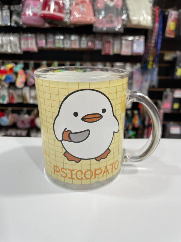 CANECA DE VIDRO PSICOPATO