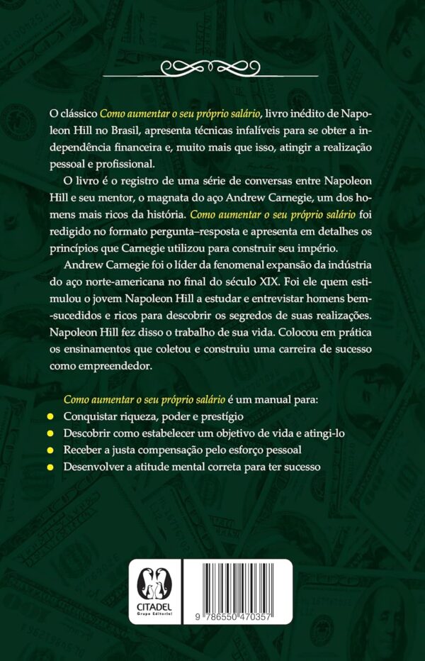 COMO AUMENTAR O SEU PRÓPRIO SALÁRIO - NAPOLEON HILL - Imagem 2