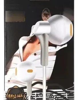 FONE DE OUVIDO COM FIO BRANCO P2 EP-710