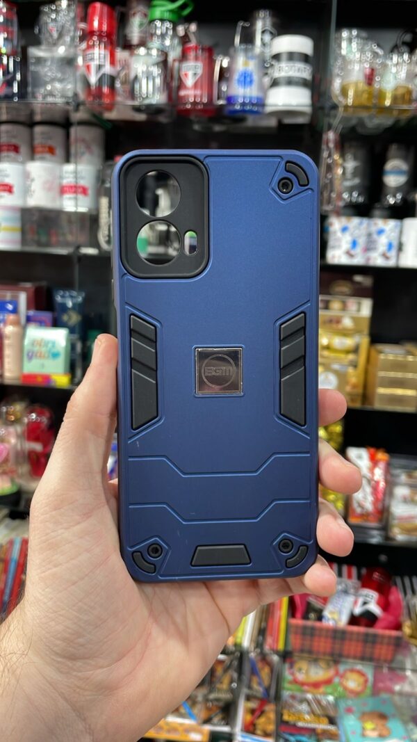 CAPINHA DE CELULAR MOTO G34 CASE AZUL REFORÇADO