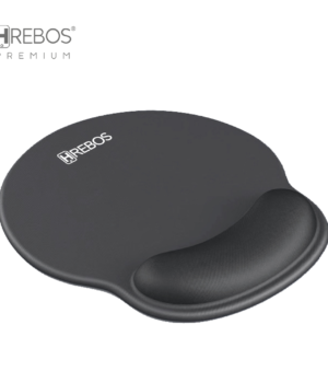 MOUSEPAD COM APOIO 23X23CM HREBOS IF-247 PRETO