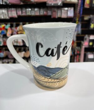 CANECA DE PORCELANA CAFÉ PARA COMEÇAR O DIA!