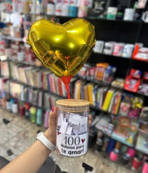 POTE 100 MOTIVOS PRA TE AMAR COM BALÃO DOURADO