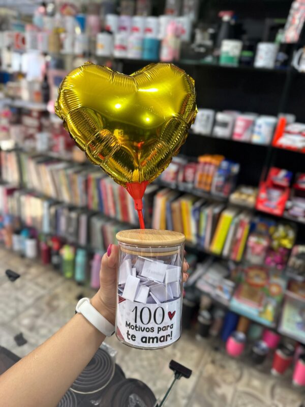 POTE 100 MOTIVOS PRA TE AMAR COM BALÃO DOURADO