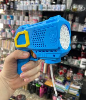 LANÇA BOLHAS BUBBLE GUN AZUL
