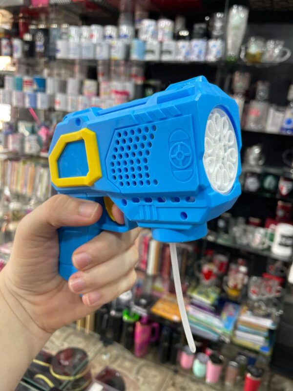 LANÇA BOLHAS BUBBLE GUN AZUL