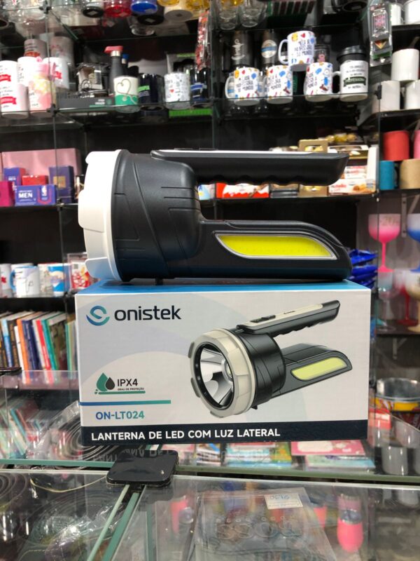 LANTERNA DE LED COM LUZ LATERAL ON-LT024