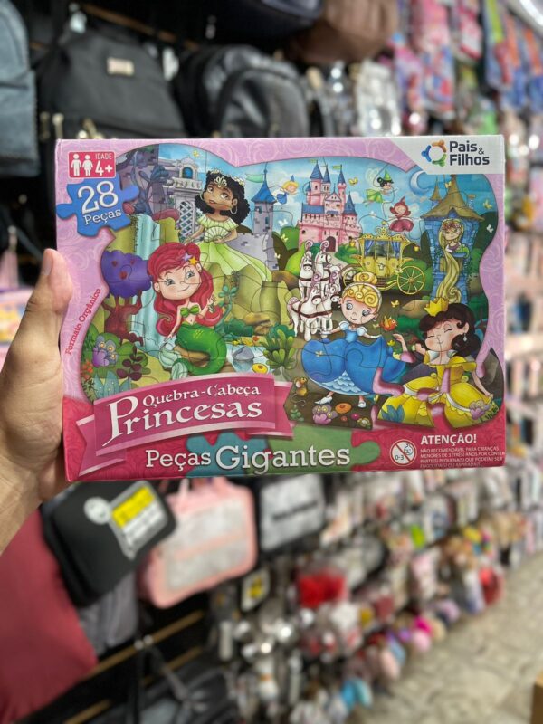 QUEBRA-CABEÇA PRINCESAS 28 PEÇAS