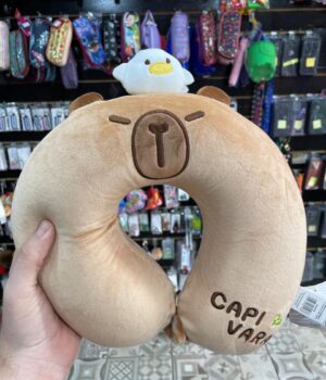 ALMOFADA DE PESCOÇO CAPIVARA