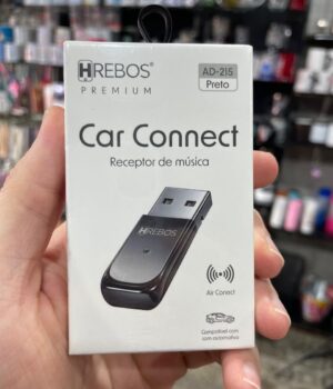 ADAPTADOR BLUETOOTH CAR CONNECT HREBOS AD-215