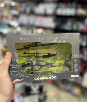 HELICÓPTERO DE BRINQUEDO MILITAR EAGLE COMANDO