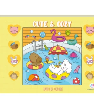LIVRO PARA COLORIR BOBBIE GOODS VERDE CUTE & COZY