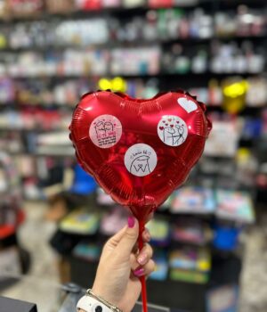 BALÃO EU TE AMO DO TAMANHO DA RAIVA QUE VOCÊ ME FAZ PASSAR / LOVE IU BB