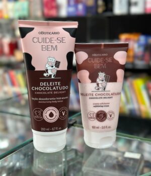 KIT DELEITE CHOCOLATUDO: ESFOLIANTE CORPORAL + HIDRATANTE