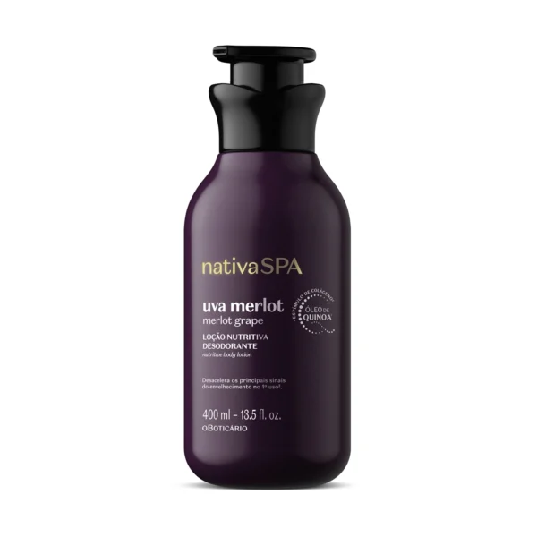 LOÇÃO NUTRITIVA DESOD NATIVA SPA UVA MERLOT 400ML