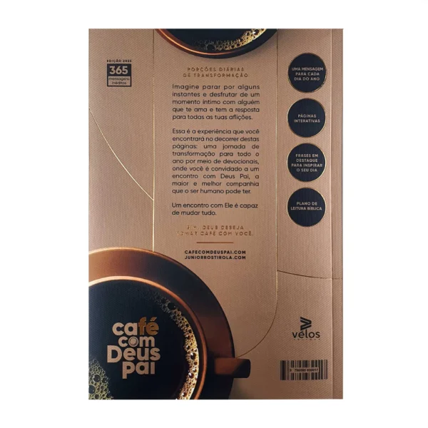 CAFÉ COM DEUS PAI | 2025 | PORÇÕES DIÁRIAS DE TRANSFORMAÇÃO | JÚNIOR ROSTIROLA - Imagem 2