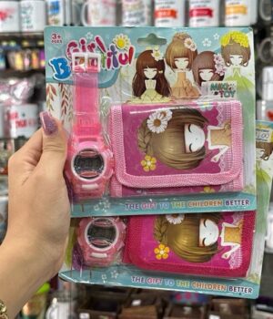 KIT CARTEIRA + RELÓGIO