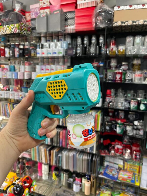 LANÇA BOLHAS BUBBLE GUN VERDE
